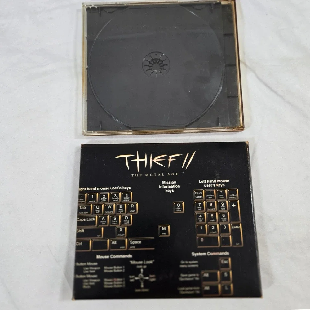 Thief The Dark Project II‎ 2 Metal Age PC Game Lot Vintage 1998 2000 Eidos Retro